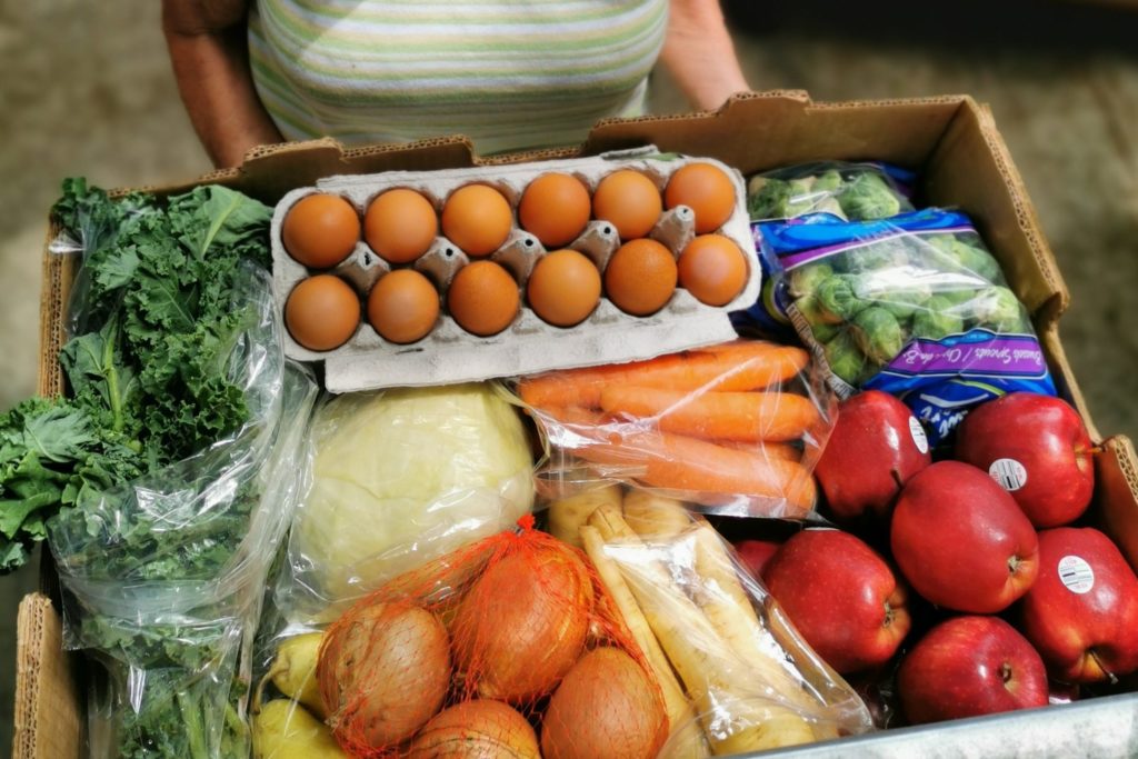 Produce and eggs
