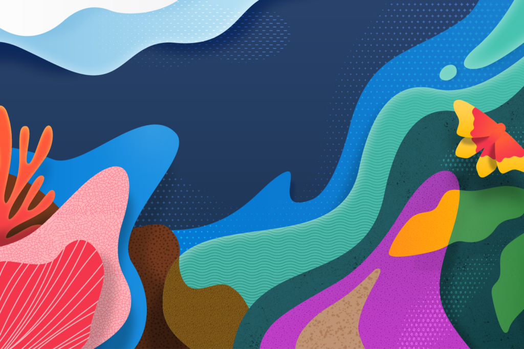 Laptop design of sealife