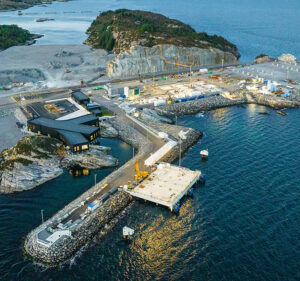 Northern Lights’ carbon dioxide receiving terminal in Øygarden municipality in Norway
