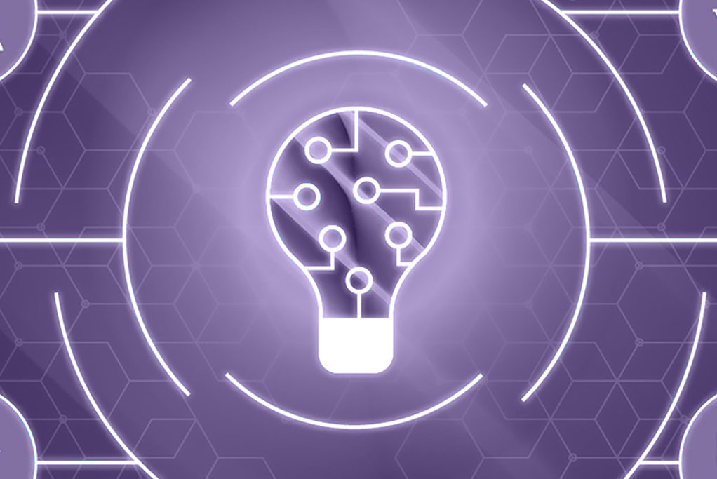 Graphic depiction of a light bulb