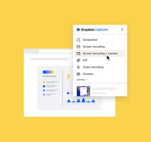 Screenshot of Dropbox Capture