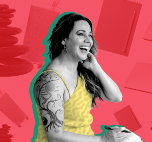 Woman smiling