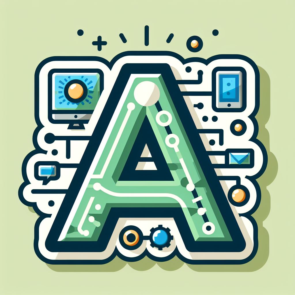 Illustration image of the letter A
