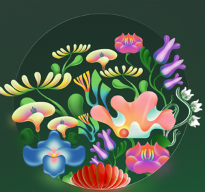 Illustration of flowers