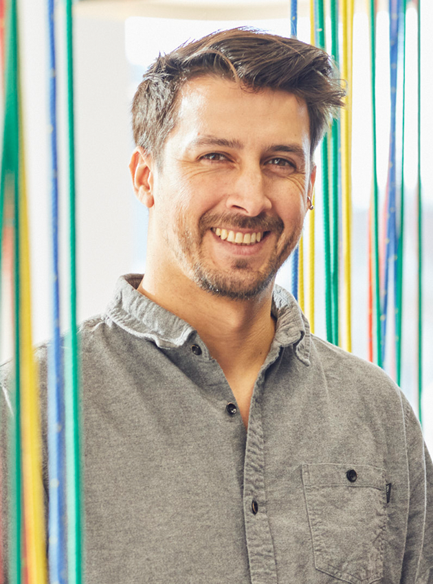 Man smiling at camera
