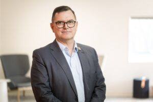 Portrait of David McMorries of Oregon State University.