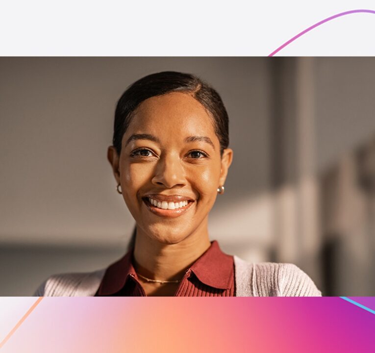 Woman smiling