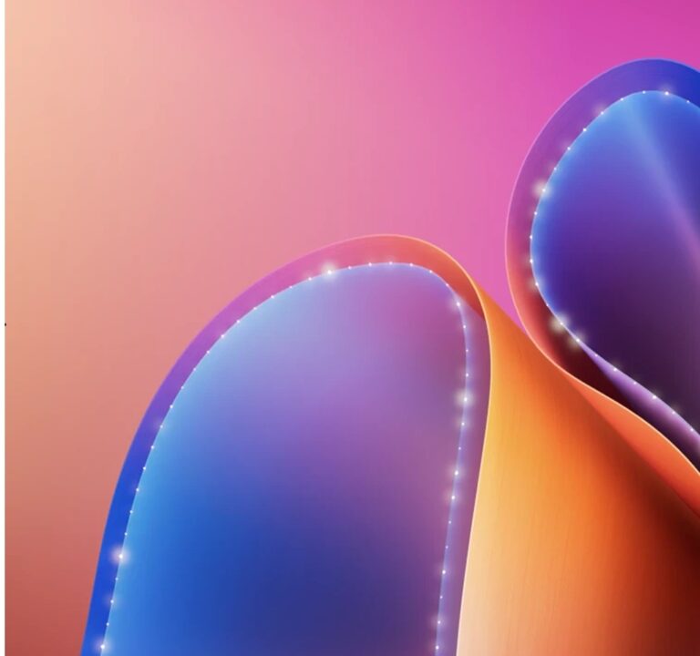 Colorful, cell-like shapes
