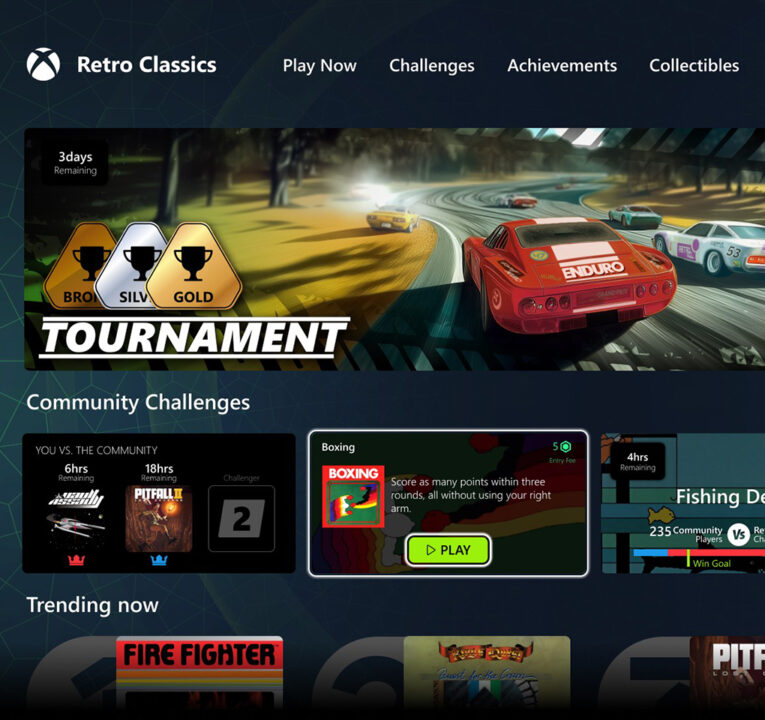 Racing cars, tournament trophies and words leading with tournament.