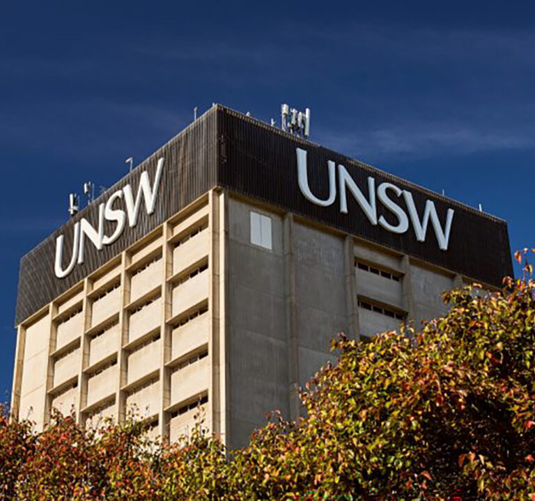 Building with UNSW at the top floors.